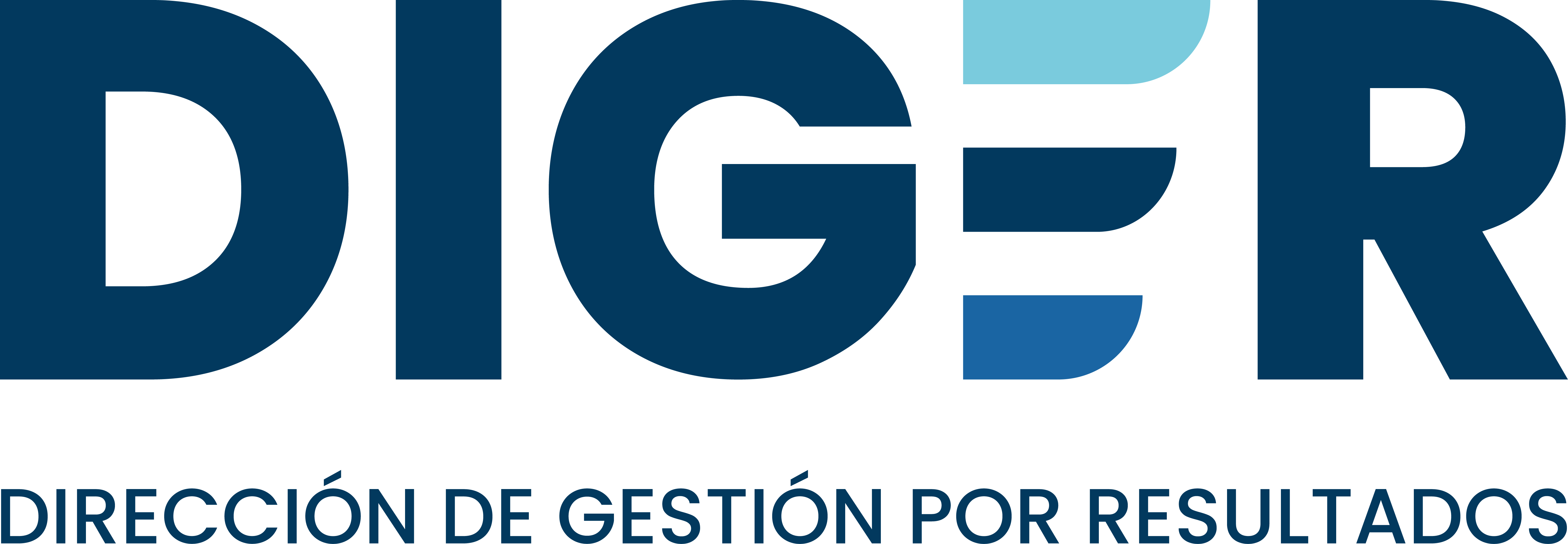 DIGER · Dirección de Gestión por Resultados